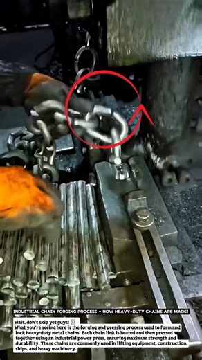 Industrial Chain Forging Process – How Heavy-Duty Chains Are Made!.