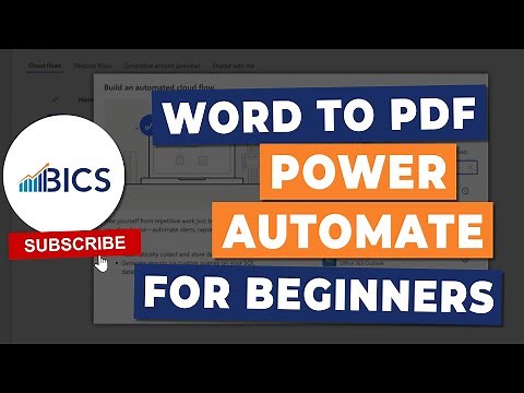 Automate Word to PDF Task with Power Automate | Step-by-Step Tutorial