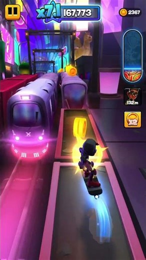 Insane Runs in Subway Surfers City 🔥 #Subwaycity #shorts #subwaysurferscity