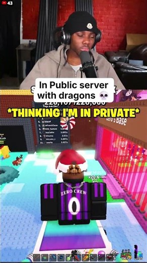 Joining PUBLIC server with Dragons 💀
