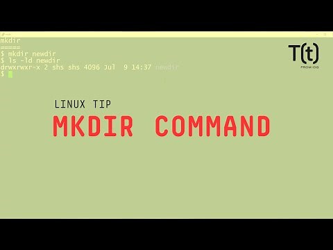 How to use the mkdir command: 2-Minute Linux Tips