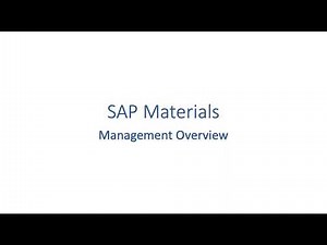 1.1 SAP MM Process Overview (Free & Full Course)