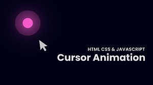 Cursor Animation Effects | On Mousemove, Mouseout & Mouse Stopped - HTML, CSS & Javascript