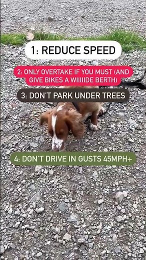 ❌❌ DON’T drive your motorhome in strong winds