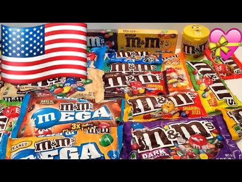 NEW M&M's Collection Candy Unboxing