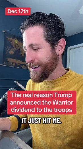 Trump's Warrior Dividend: Understanding Its Real Purpose
