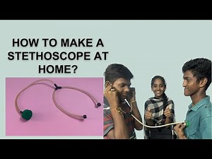 How to make a stethoscope at home? | DIY Stethoscope #stethoscope #biology #zphschool #science