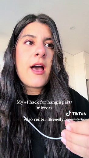 How to use a gorilla/ monkey hooks! My favourite hack for hanging heavy art/ mirrors. Also, renter friendly! #picturehanginghack #arthanginghack #homedecorhacks #interiordesignhacks #homedecortips #renterfriendly