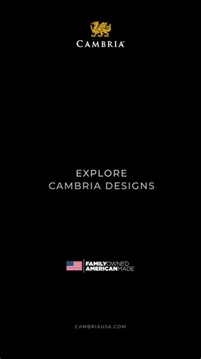 Take your favorite space to the next level with a Cambria design that fits your vision. | Cambria