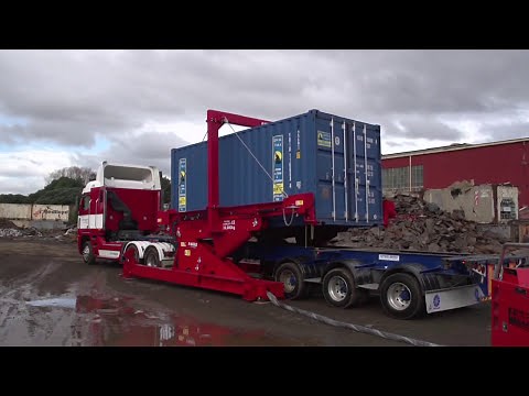 A-Ward Container Tilter - Bulk Material Loading Machine #containerloading #containertilter