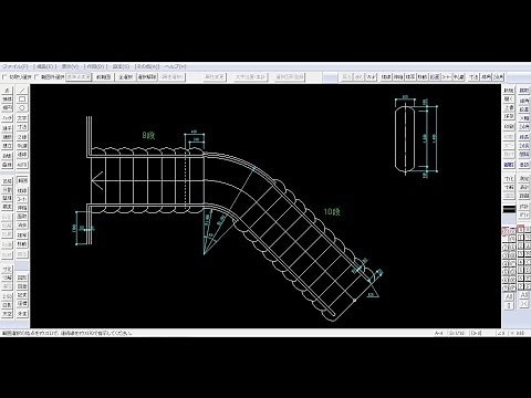 JW CAD 使い方（平面図作図）階段 1