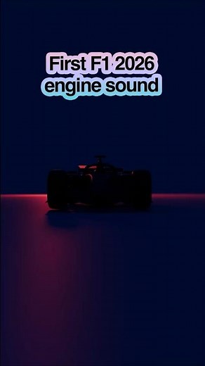 🔊 First F1 2026 engine sound #f12026