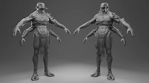 Alien Creature Concept for 3d Wolrd mag 276, Scott Denton