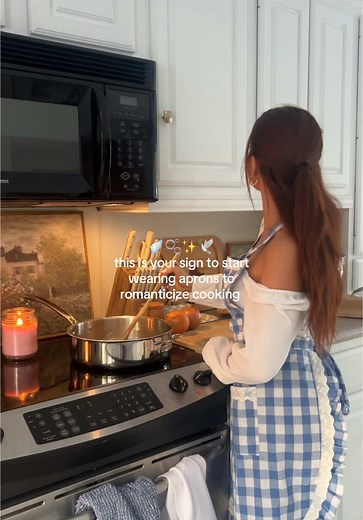 Romanticize Cooking with a Stylish Kitchen Apron