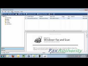 Manually Receive a Fax in Windows Fax and Scan (Windows 7 and Windows Vista)