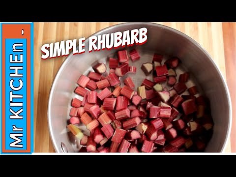 HOW TO STEW RHUBARB - a simple recipe