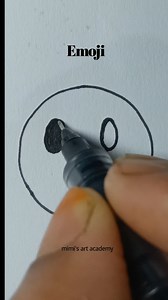 Smiling Face Emoji Drawing  #smiling #happy #emoji #happyfaces #cuteart | Mimi's Art Academy | Facebook