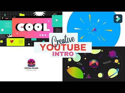 Simple & Creative Intro For YouTube in Filmora 13 (Templates)