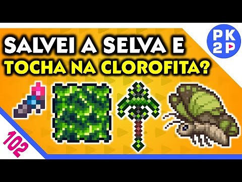Terraria Master ► Does restoring the jungle and using a chlorophyte + torch work? #102