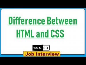 2. What is the Difference Between HTML and CSS?