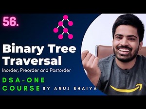 Binary Tree Traversals 🔥 | InOrder, PreOrder and PostOrder Traversals | DSA-One Course #56