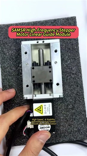 SAMSR High-Frequency Stepper Motor Linear Guide Module #electricmotor #machine #stepper