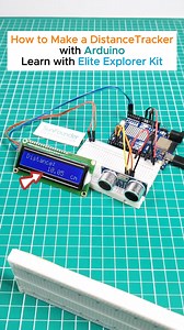 3.1K views · 17 reactions | How to make a distance tracker with Arduino? ✨Tutorial: https://docs.sunfounder.com/projects/elite-explorer-kit/en/latest/basic_projects/07_basic_humiture_sensor.html | SunFounder OpenSource | Facebook