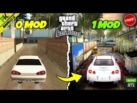 How to Install GTA SA Realistic Graphics Mod on 2GB RAM PC 😱 | No Lag + HD Textures (2025)