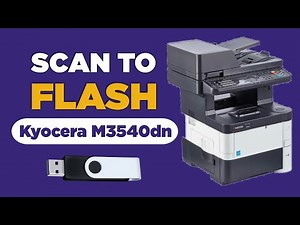 Kyocera Ecosys M3540dn: How to Scan Documents to USB Flash Drive