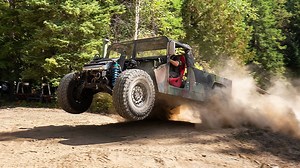 Corvette-Swapped Humvee Takes to the Air: Suspension Put to the Test