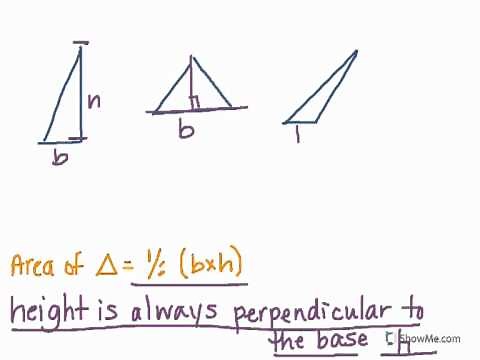 How To Find Base and Height on Triangles