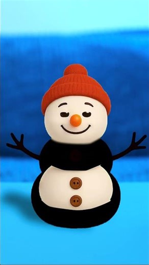 Build a Snowman Step by Step! ⛄ #kids #fun