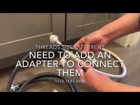 PANDA PORTABLE FULLY AUTOMATIC WASHING MACHINE: PAN6360W- How To Extend The Water Pipes?熊猫牌全自动洗衣机