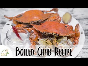 Simple Boiled Crab Recipe | ASMR Cooking Video | HomebasedChef