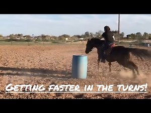 Barrel racing training - Getting faster in the turns