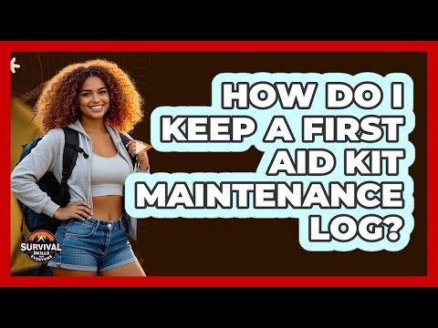 How Do I Keep a First Aid Kit Maintenance Log?