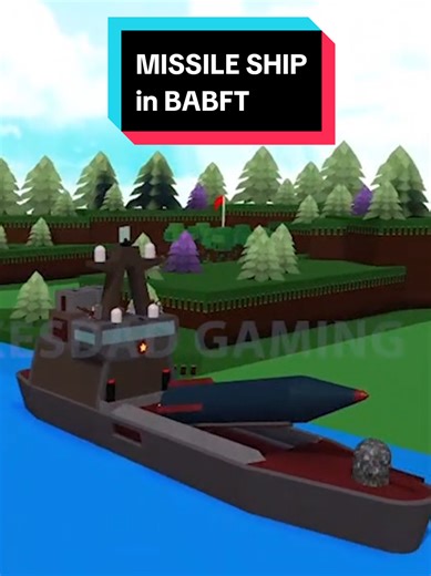 Missile War Ship in Roblox Build a Boat for Treasure