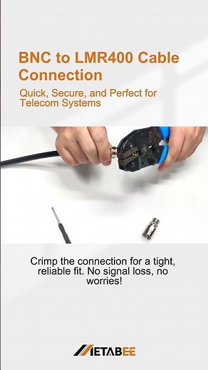 How to Connect BNC to LMR400 Cable | Step-by-Step Guide