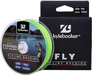 Amazon.com : Kylebooker Fly Fishing Dacron Braided Backing Line Abrasion Resistant Trout Fly Line (20lb-100yds,Fluo Yellow) : Sports & Outdoors