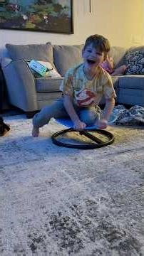 Spinning into the world with courage and joy – my little hero’s swirly disc adventures! 💫❤️"