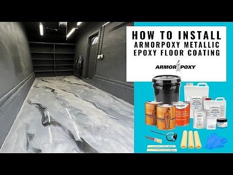 How To Install Metallic Epoxy Floor Coating | Armorpoxy