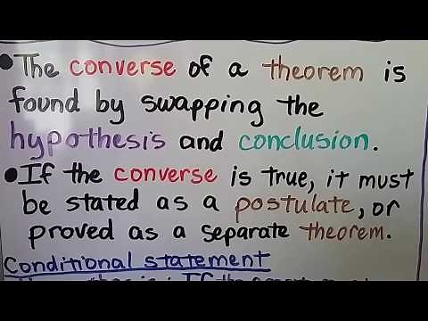 Geometry 3.3b, Proving lines parallel & 3 Converse theorems