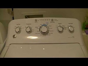 GE Washer GTW460AS36WW Control Panel Feature Overview