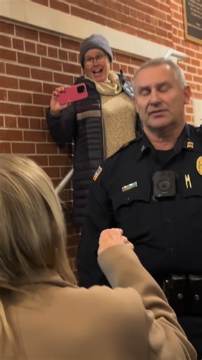 Wisconsin Fighting Oligarchy Coalition on Instagram: "Port Washington residents DENIED entry into their common council meeting tonight. Nearly 100 residents came to voice their concerns about OpenAI and Oracle’s $15 billion data center being built on the north side of the city. Instead of facing their constituents, city officials directed police to block the entrance, allowing only 17 people into the meeting room and sending the rest of city residents to a downstairs overflow room. City official