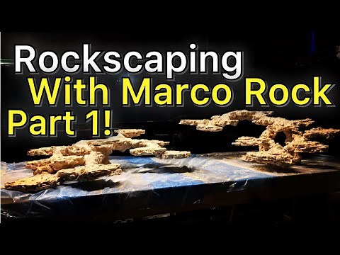 How to Rockscape using Marco Rock and INSTANT HOLD AQUASCAPING GLUE!! Part 1!