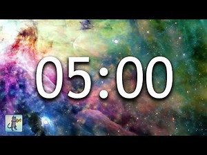 5 Minute Countdown Timer with Relaxing Music 🌌