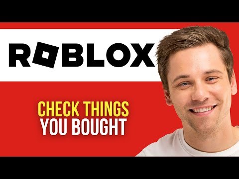 How to Check Things You Bought on Roblox