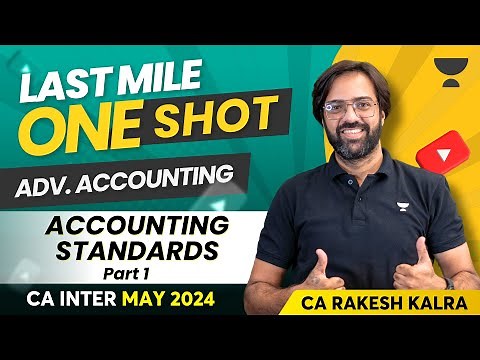 Accounting Standards | Part 1 | One Shot | CA Intermediate May'24 | CA Rakesh Kalra