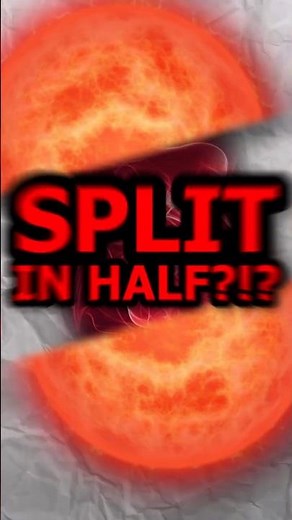 This Star SPLIT in Half! 🤯 #space #shorts #science #star