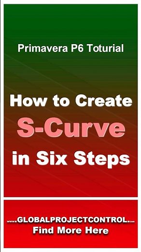 ⏰ How to create the S-Curve in Excel with Primavera P6 Spreadsheet in the Six Steps#primaverap6 #p6